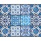 Homeroots 6 x 6 in. Azul Gianna Blue Peel & Stick Tiles 400332 - alternate 2
